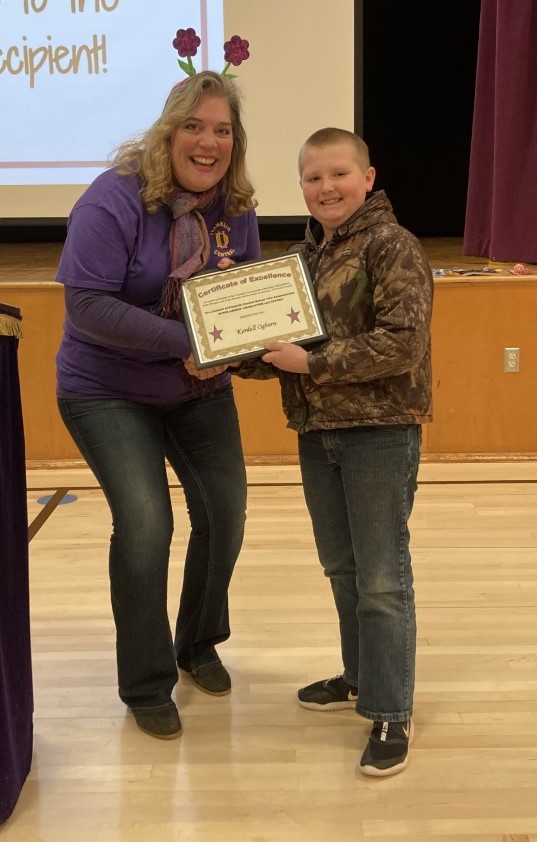 Kordell embraces all the characteristics of a FCEF Scholarship student! He demonstrates good character, is highly respectful, puts forth an exuberant amount of effort, and embraces being scholarly! He truly is a super NICE kid! He does well in school and his behavior shows he really cares about the feelings of others. He's such a helper. Kordell often asks to assist peers and adults and he really seems to enjoy it. So whether he was running balls for soccer or helping a peer read in a small group, he is always considerate and wears a smile. :)
Once in a while, Kordell will say he's having a "hard day," and he'll seek out a friendly face for a chat or come into the Student Support Office for some "peace and quiet." That's a very mature and self-aware way for a 9 year-old to handle a "hard day." He always turns his "hard day" around by resuming his positive, kind, and helpful nature by being willing to volunteer when any assistance is needed or by having a friendly conversation with someone!